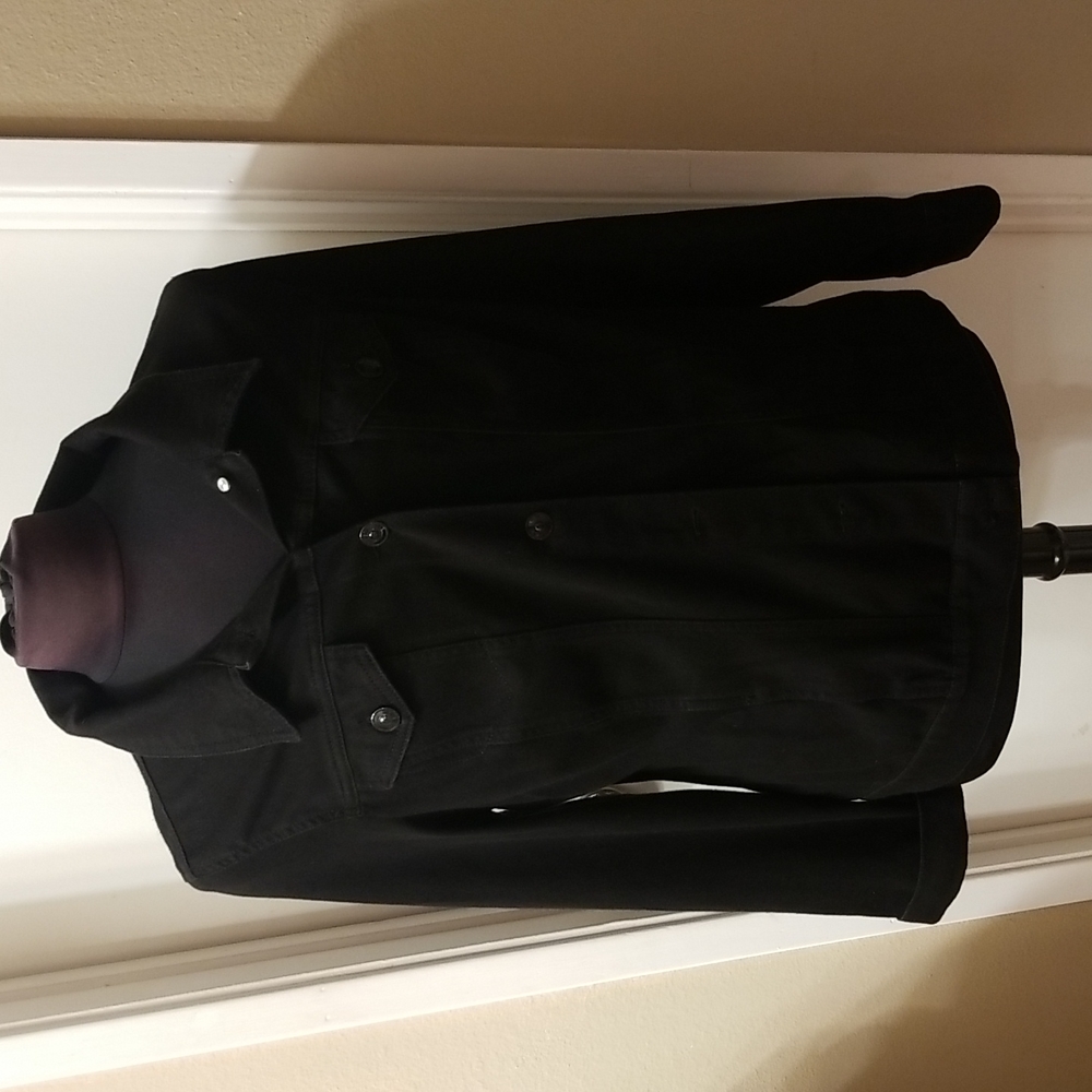 Gloria Vanderbilt Black jean jacket